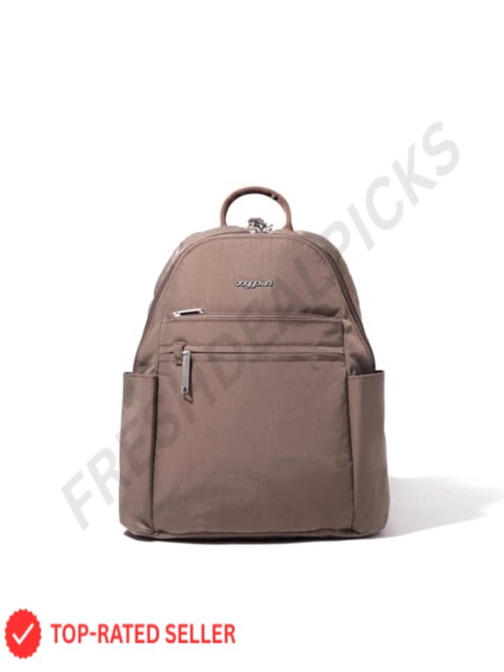 Anti-Theft Travel Backpack Slash-Resistant Nylon Daypack RFID Locking Zippers